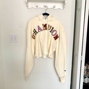 Extra Large Yellow Champion Hoodie